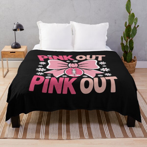 Item preview, Pink Out Breast Cancer Football Coquette Bow Mom Girls Women designed and sold by GaryBellcvbnb.