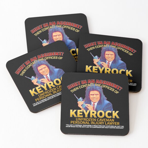 Item preview, Unfrozen Caveman Lawyer Keyrock Meme designed and sold by MaxalimetovArt.