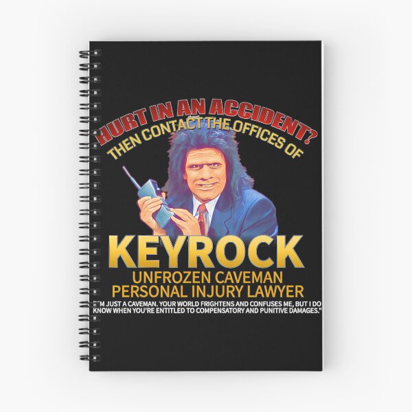Item preview, Unfrozen Caveman Lawyer Keyrock Meme designed and sold by MaxalimetovArt.