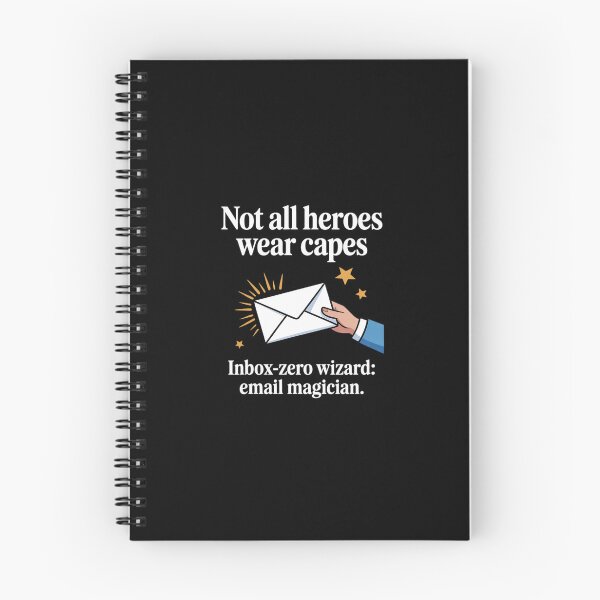Item preview, Not All Heroes Wear Capes Inbox Zero Wizard designed and sold by GasVille.