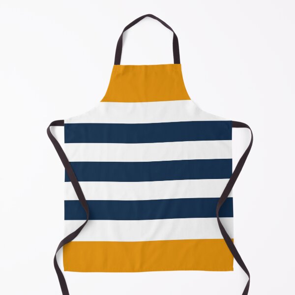 Item preview, Modern Classy Navy Blue Orange Stripes designed and sold by Petra Lang.
