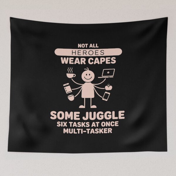 Item preview, Not All Heroes Wear Capes Multi Tasker Print designed and sold by GasVille.