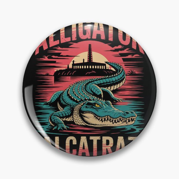 Item preview, Vintage Funny Gator Alligator Alcatraz Everglades Cute Humor 2  designed and sold by MyzoToyota.