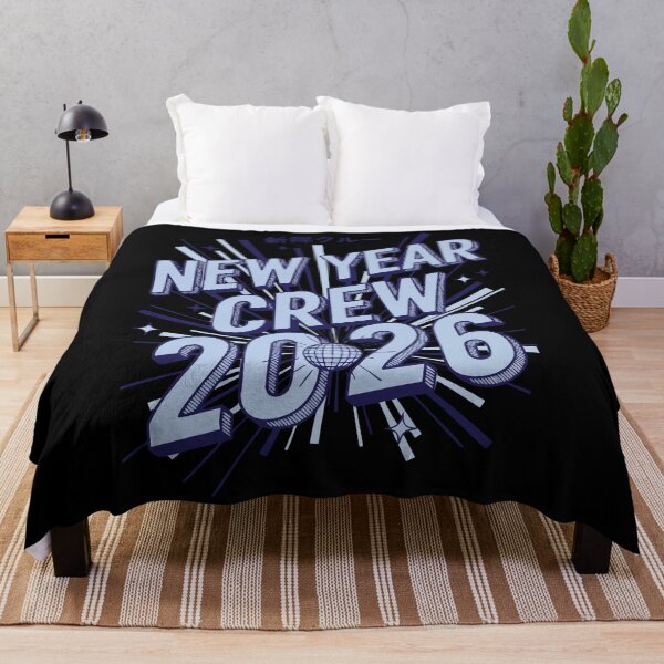 Item preview, New Year Crew 2026 Fireworks Party Design designed and sold by LuminOrb.