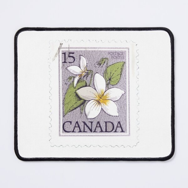 Item preview, Vintage Canadian White Flower Postage Stamp designed and sold by red-amber65.