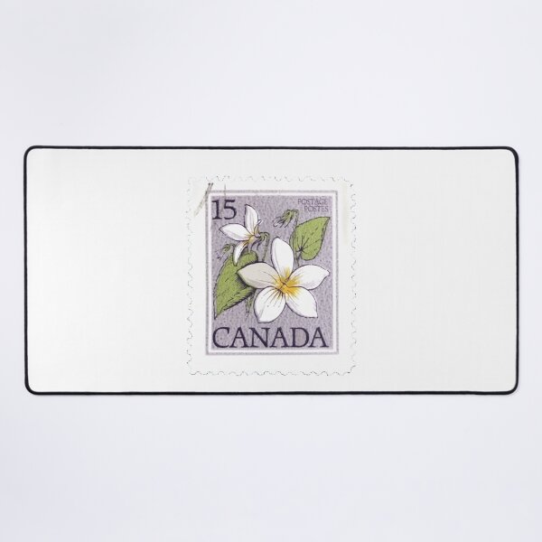Item preview, Vintage Canadian White Flower Postage Stamp designed and sold by red-amber65.