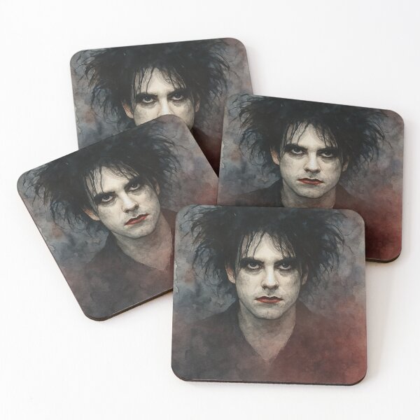 Item preview, Robert Smith The Cure Watercolour Portrait 2 – Gothic Music Art Print designed and sold by ConorKeeganArt.