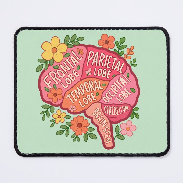 Item preview, Anatomical brain - pink colors designed and sold by mikasa.art.