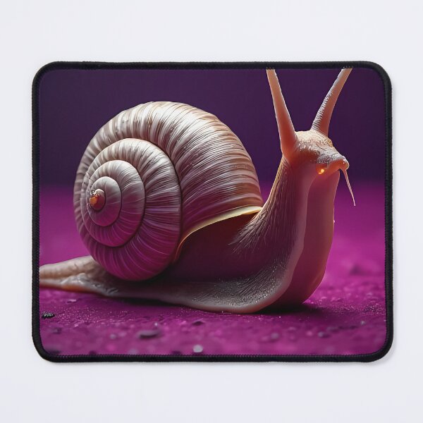Item preview, Realistic snail on a purple background designed and sold by Mianku | Für das Leben.