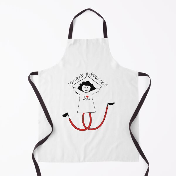 Item preview, Stretch Yourself Yoga Salutation Pose Humor designed and sold by Stick People Designs.