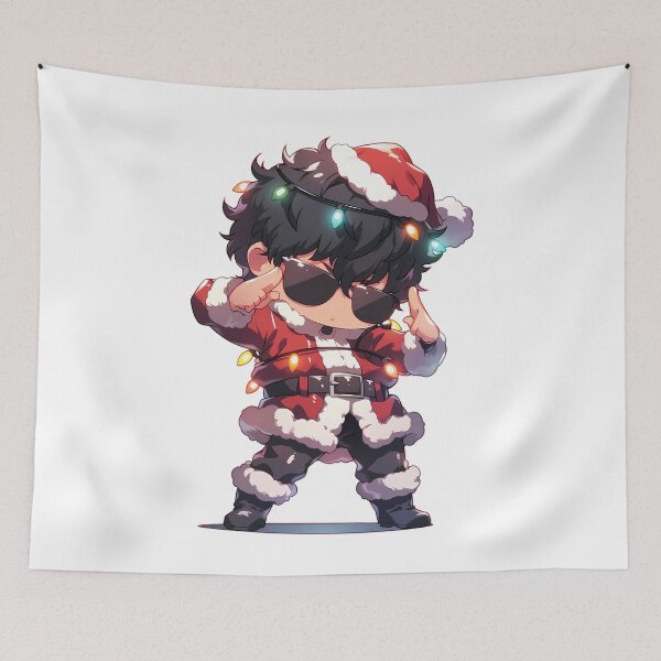 Item preview, Game Ren Amamiya Persona 5 Christmas Chibi Santa Festive Lights Anime designed and sold by thedarvills.