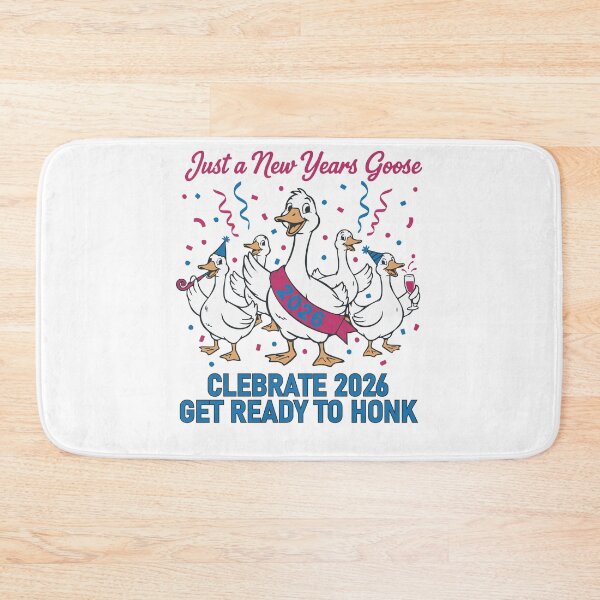 Item preview, Celebrate 2026 Just A New Year's Goose designed and sold by LuminOrb.