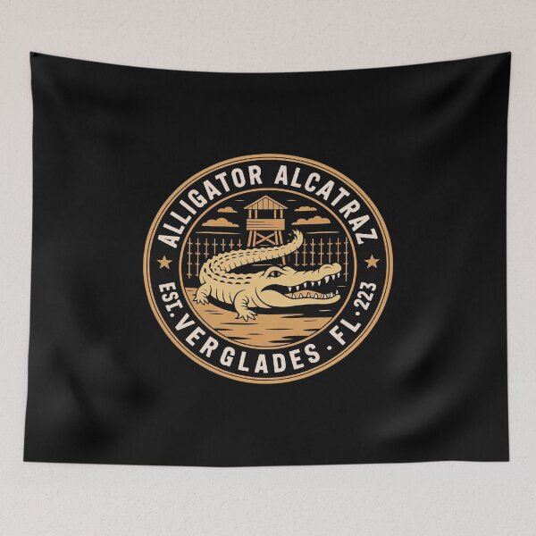 Item preview, Vintage Funny Gator Alligator Alcatraz Everglades Cute Humor  designed and sold by MyzoToyota.