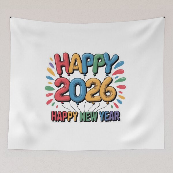 Item preview, Happy New Year 2026 – Festive Celebration Collection designed and sold by MAZDZINE.