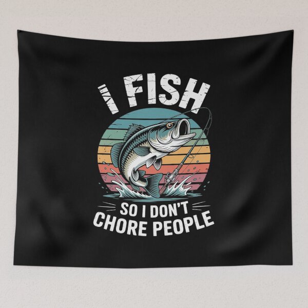 Item preview, Fish So I Dont Choke People Funny Saying Fishing Men Women  designed and sold by NailMolisa.