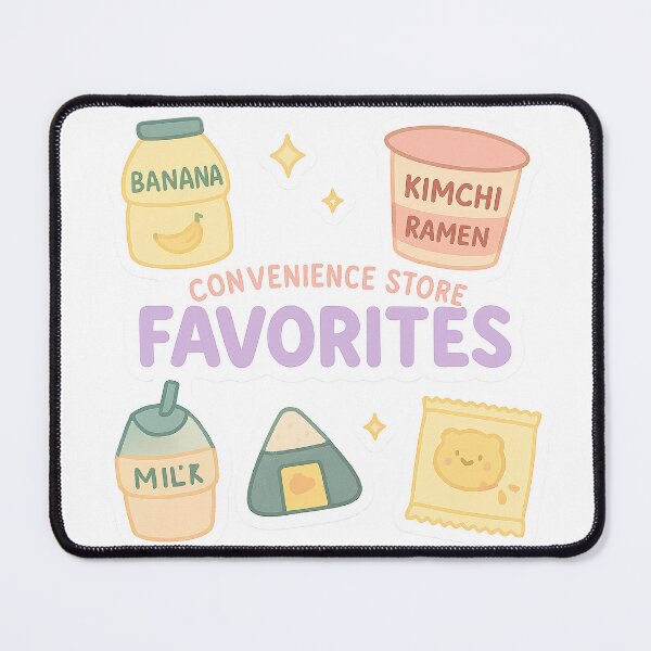 Item preview, Korean Convenience Store Favorites | Cute Pastel Snack Sticker Pack designed and sold by Soft Seoul Studio.