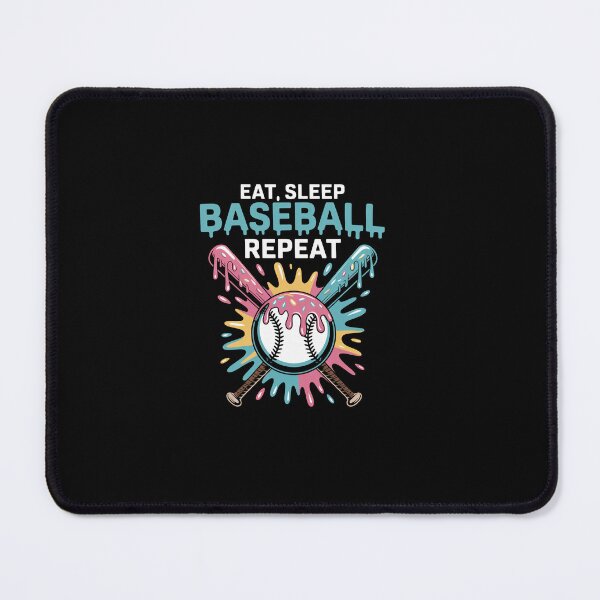 Item preview, Eat Sleep Baseball Repeat Ice Cream Drip designed and sold by DianaStantzo.