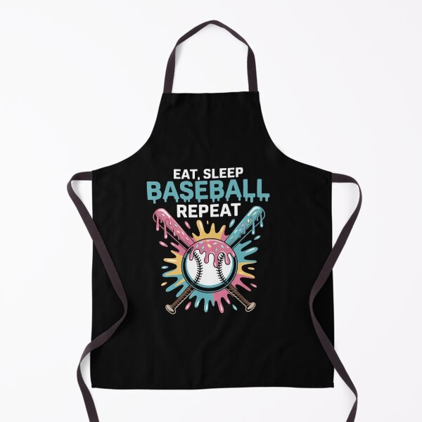 Item preview, Eat Sleep Baseball Repeat Ice Cream Drip designed and sold by DianaStantzo.