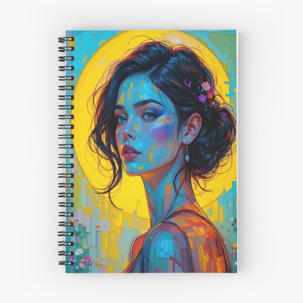 Item preview, Impressionist portrait of a woman in vibrant colors designed and sold by Hot4Shirt.