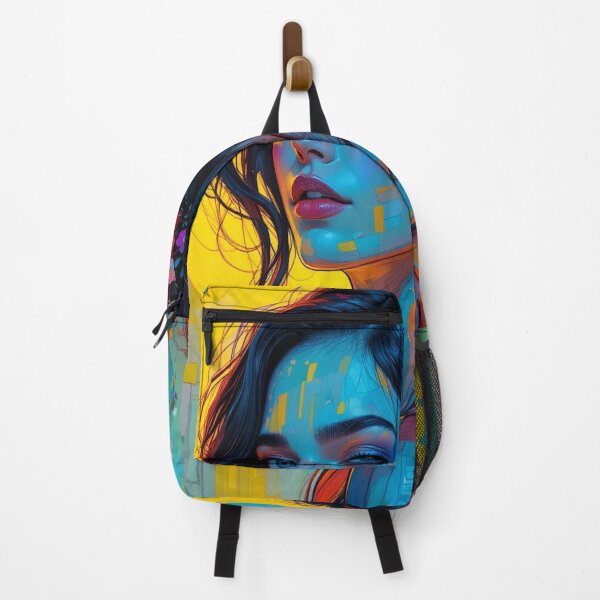 Item preview, Impressionist portrait of a woman in vibrant colors designed and sold by Hot4Shirt.