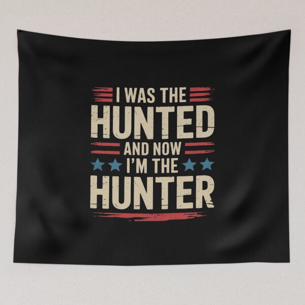 Item preview, Vintage I Was The Hunted Now I'm The Hunter Funny Cool  designed and sold by MyzoToyota.