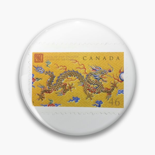 Item preview, Canadian Year Of the Dragon Postage Stamp designed and sold by red-amber65.