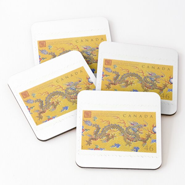 Item preview, Canadian Year Of the Dragon Postage Stamp designed and sold by red-amber65.