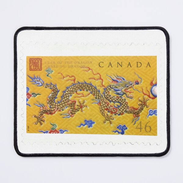 Item preview, Canadian Year Of the Dragon Postage Stamp designed and sold by red-amber65.