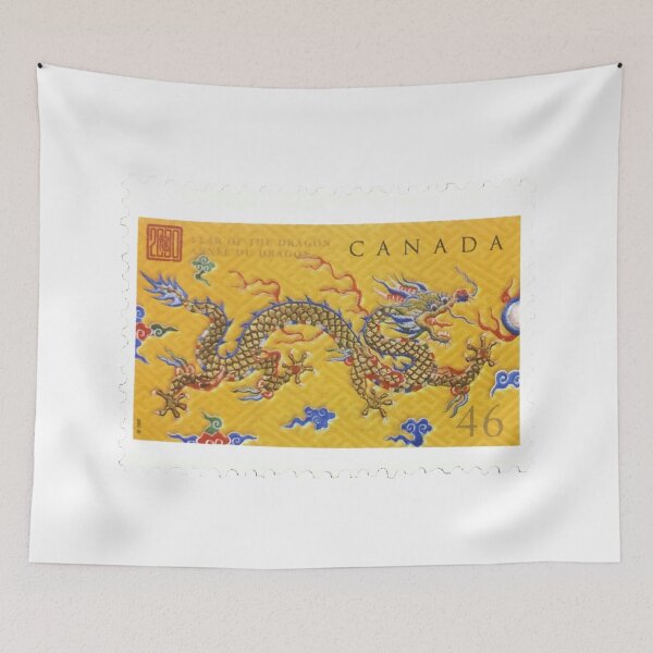 Item preview, Canadian Year Of the Dragon Postage Stamp designed and sold by red-amber65.