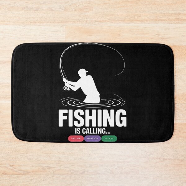 Item preview, Fishing is Calling Remind me Message Decline Accept 2  designed and sold by NailMolisa.