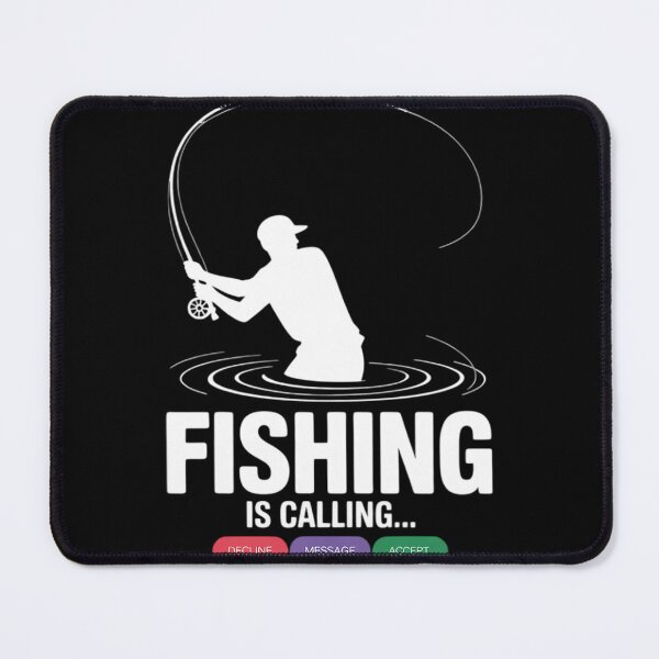 Item preview, Fishing is Calling Remind me Message Decline Accept 2 designed and sold by NailMolisa.