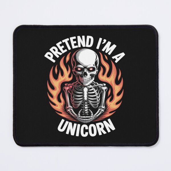Item preview, Pretend I'm A Unicorn Skeleton Funny Easy Halloween designed and sold by GaryBellcvbnb.