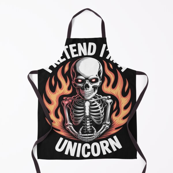 Item preview, Pretend I'm A Unicorn Skeleton Funny Easy Halloween designed and sold by GaryBellcvbnb.