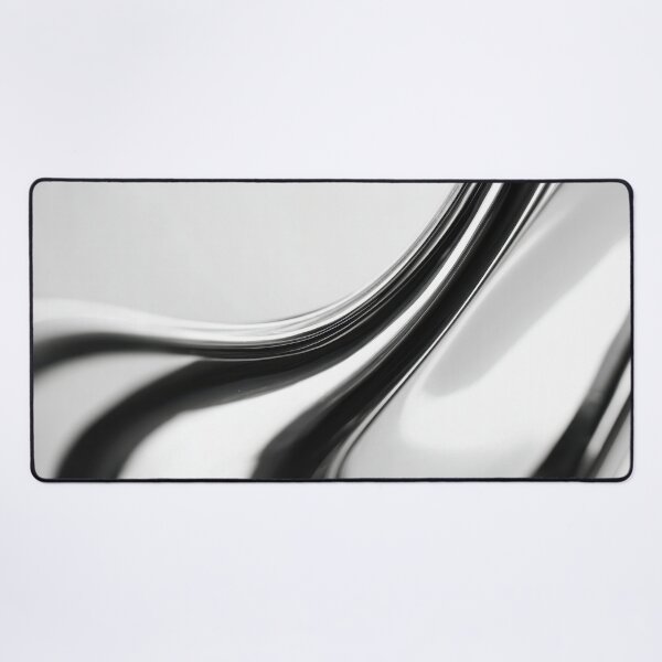 Item preview, Flowing silver shapes create texture designed and sold by anytka.