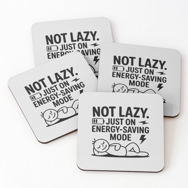 Item preview, Not Lazy Just On Energy Saving Mode Sarcastic Quote designed and sold by DetroitMug.