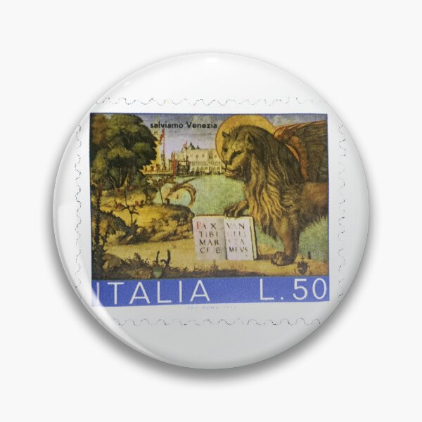 Item preview, Italian Salviamo Venezia Lion Vintage Postage Stamp designed and sold by red-amber65.