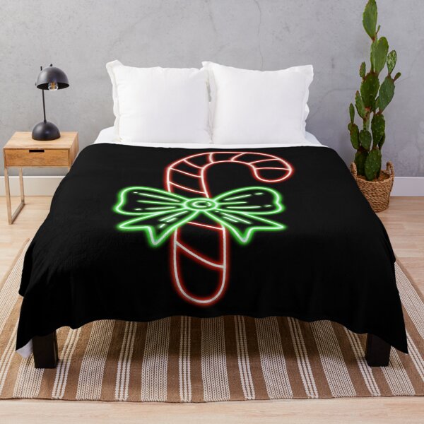 Item preview, Neon Candy Cane Glow – Festive Christmas Light Art designed and sold by Kewessthetic.