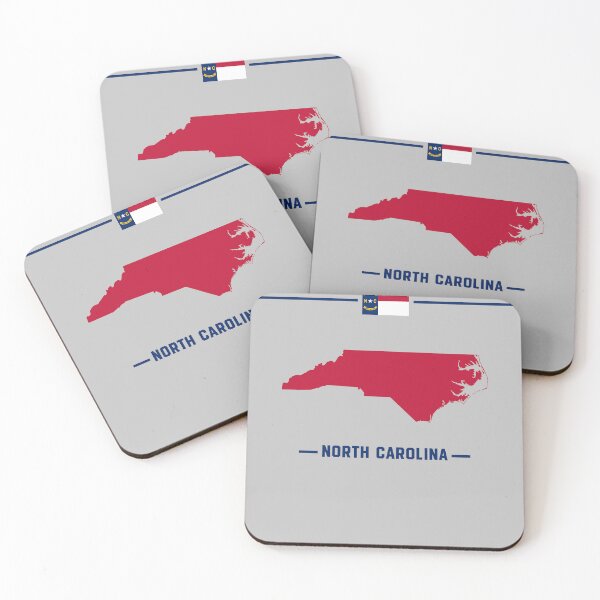 Item preview, North Carolina State Map Flag - NC Pride & Home designed and sold by mashmosh.