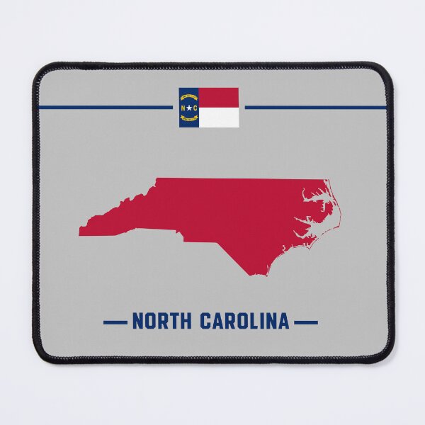 Item preview, North Carolina State Map Flag - NC Pride & Home designed and sold by mashmosh.