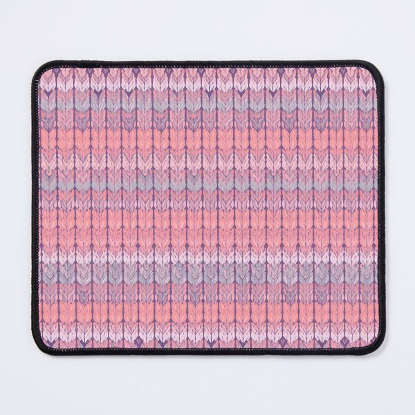 Item preview, Vibrant Pink and Purple Knit Pattern With Repeating Chevron Motif designed and sold by KanDa-Shop.