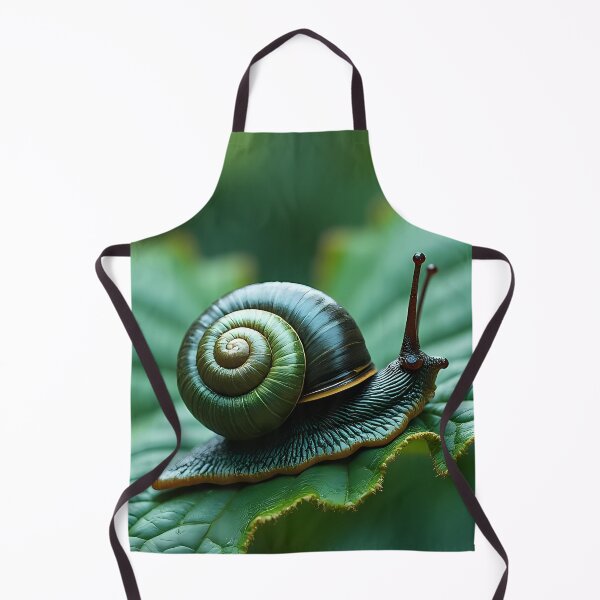 Item preview, Snail on a green leaf designed and sold by Mianku | Für das Leben.