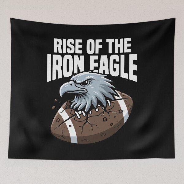 Item preview, RISE OF THE IRON EAGLE - PHILADELPHIA FOOTBALL designed and sold by KEF Custom.