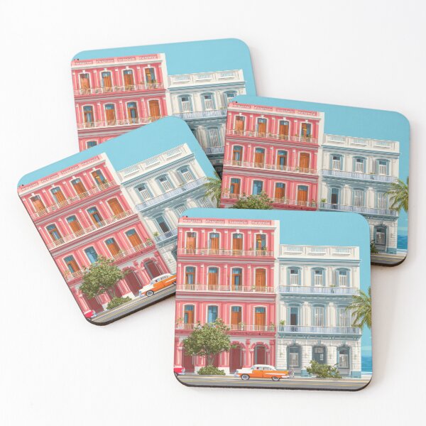 Item preview, Colorful buildings by the sea designed and sold by anytka.
