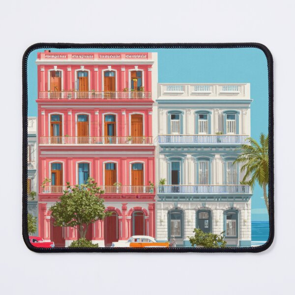 Item preview, Colorful buildings by the sea designed and sold by anytka.