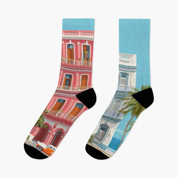 Item preview, Colorful buildings by the sea designed and sold by anytka.