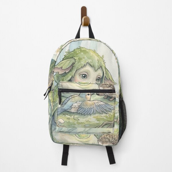 Item preview, Healer Grove creature of folklore watercolor artwork illustration designed and sold by Vintage Designs +.