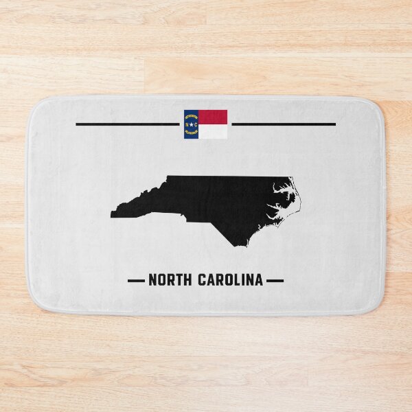 Item preview, North Carolina Pride, Simple State Map & Flag Silhouette designed and sold by mashmosh.