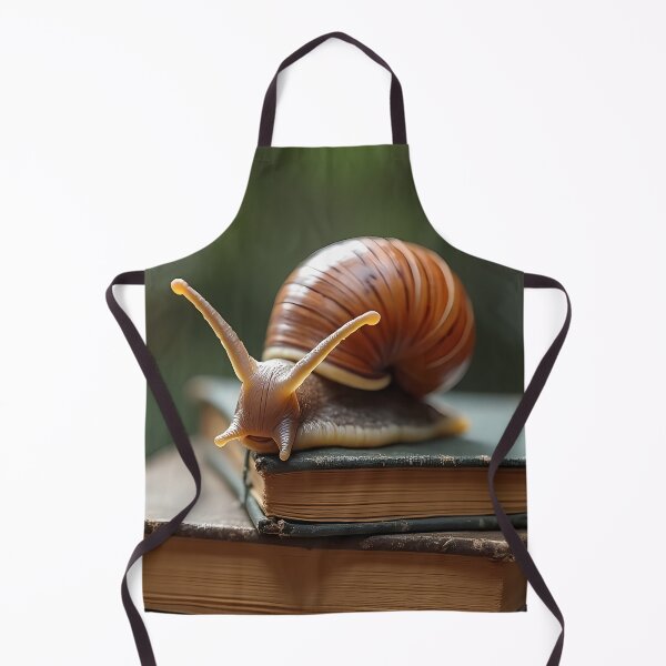 Item preview, snail on a pile of old books designed and sold by Mianku | Für das Leben.