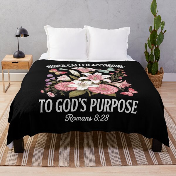 Item preview, Nurse Called According to God's Purpose Butterfly Flower designed and sold by DetroitMug.