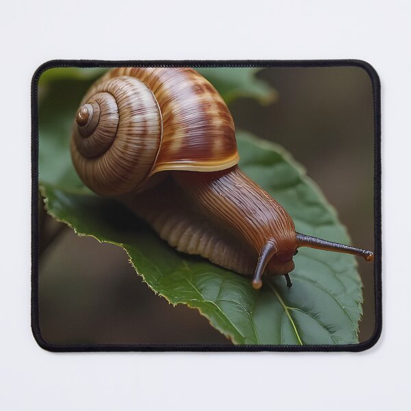 Item preview, Snail on a green leaf designed and sold by Mianku | Für das Leben.